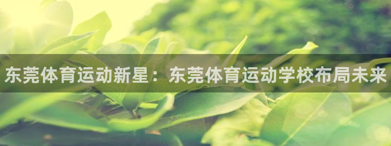 必发官网下载平台注册要钱吗：东莞体育运动新星：东莞体